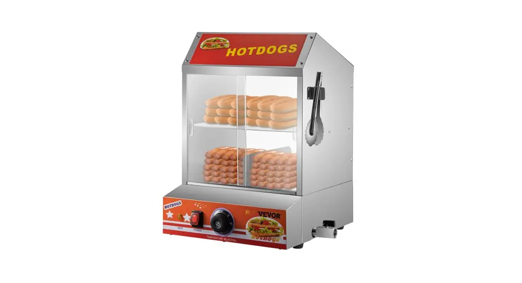 Vevor Spbwrgrgg-001yxnfv1 1200w Commercial Hot Dog Steamer User Manual