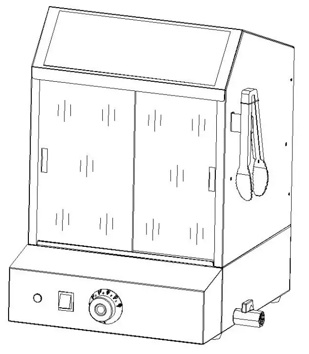 VEVOR SPBWRGRGG-001YXNFV1 1200W Commercial Hot Dog Steamer
