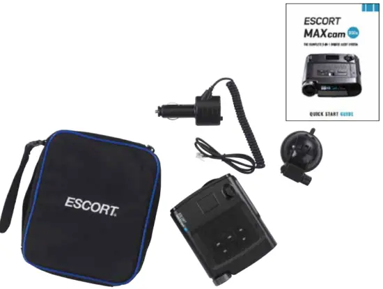 ESCORT MAXCAM 360c Driver Alert System - Fig 1