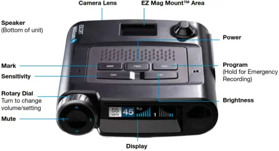 ESCORT MAXCAM 360c Driver Alert System - Fig 3