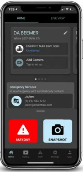 ESCORT MAXCAM 360c Driver Alert System - Fig 6