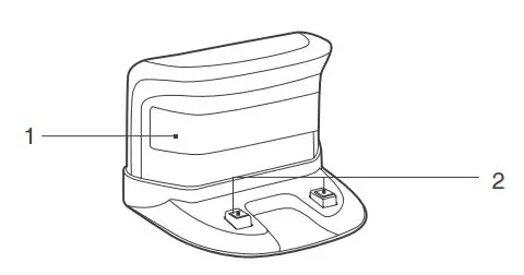 ECOVACS Deebot 8 Robot Vacuum Cleaner Instruction Manual - Charging Dock