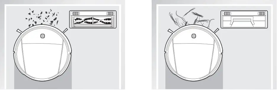 ECOVACS Deebot 8 Robot Vacuum Cleaner Instruction Manual - Choosing a Suction Option
