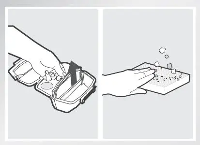 ECOVACS Deebot 8 Robot Vacuum Cleaner Instruction Manual - Remove the filters