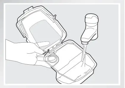 ECOVACS Deebot 8 Robot Vacuum Cleaner Instruction Manual - Rinse the Dust Bin and Filter Net under running water