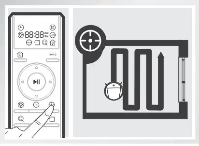 ECOVACS Deebot 8 Robot Vacuum Cleaner Instruction Manual - Spot Cleaning Mode
