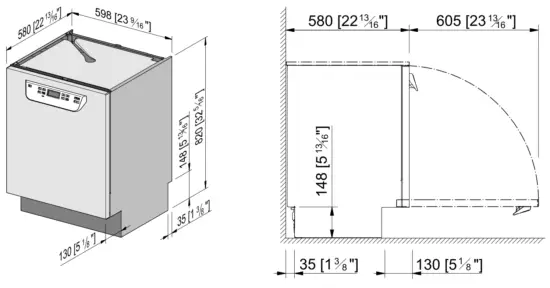 Miele PG 8055 Front Loading Dishwasher - fig2