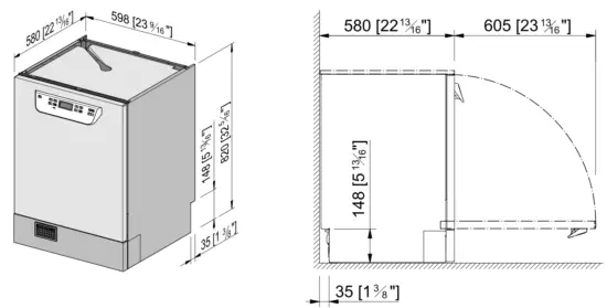 Miele PG 8055 Front Loading Dishwasher - fig3