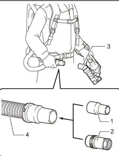 makita DVC660 Cordless Backpack Vacuum Cleaner 20