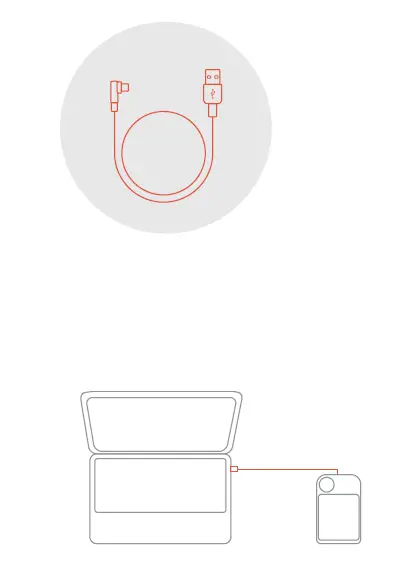 HUION Mini Keydial KD100 Shortcut Remote Controller for Pen Display FIG 1