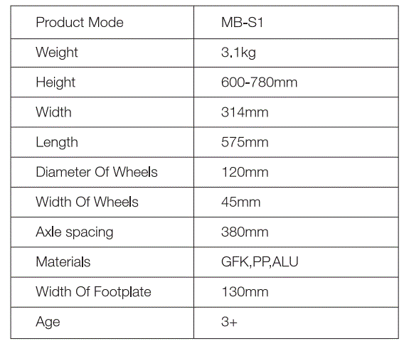 MiniBoss MB-S1 Three Wheel Kids Kick Scooter fig 7