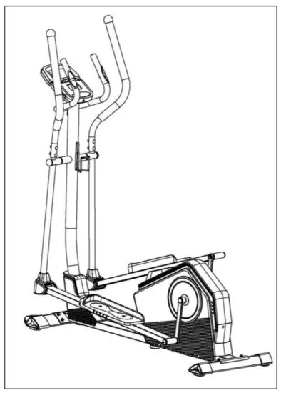 SUNNY Health Fitness SF E3890 Programmable Cardio Elliptical Trainer