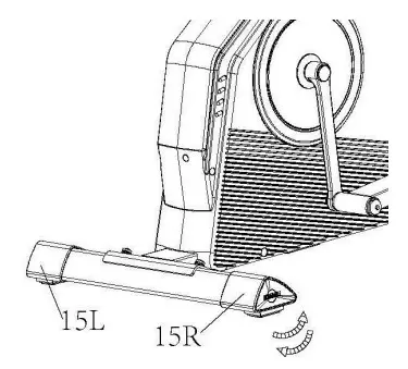 SUNNY Health Fitness SF E3890 Programmable Cardio Elliptical Trainer - ADJUSTMENT GUIDE 1