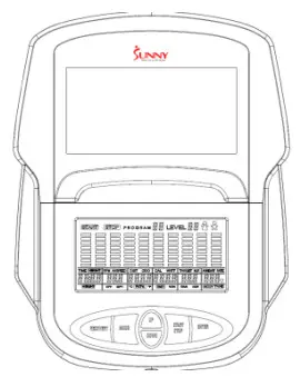 SUNNY Health Fitness SF E3890 Programmable Cardio Elliptical Trainer - OPERATING INSTRUCTIONS