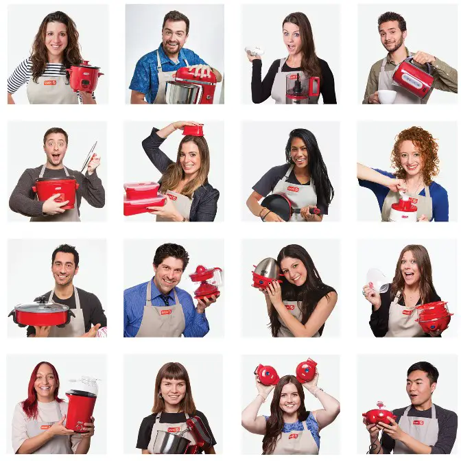 DASH D DMWD001 Dreidel Mini Waffle Maker - overview