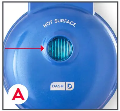 DASH D DMWD001 Dreidel Mini Waffle Maker - using your Mini Waffle Maker 5