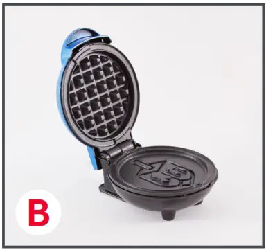 DASH D DMWD001 Dreidel Mini Waffle Maker - using your Mini Waffle Maker 6