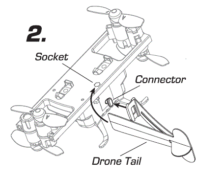 FORCE1 F1 Stunt Riders Mini Flaying Action Figures FIG 2