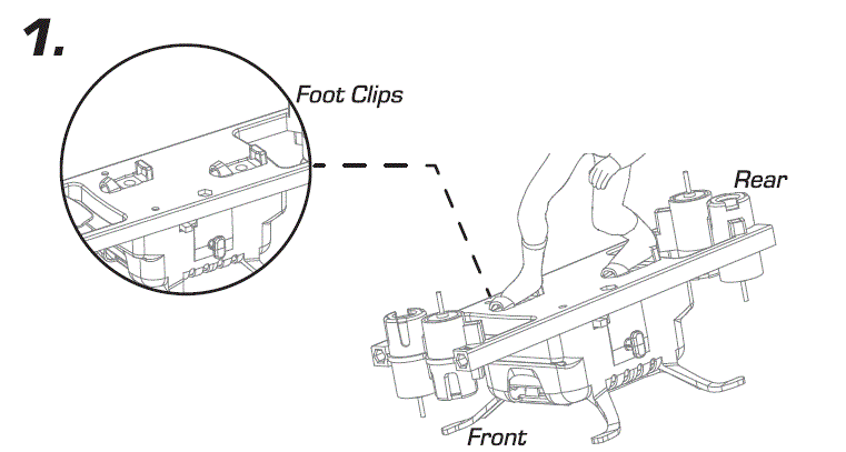 FORCE1 F1 Stunt Riders Mini Flaying Action Figures FIG 4