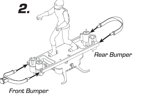FORCE1 F1 Stunt Riders Mini Flaying Action Figures FIG 5
