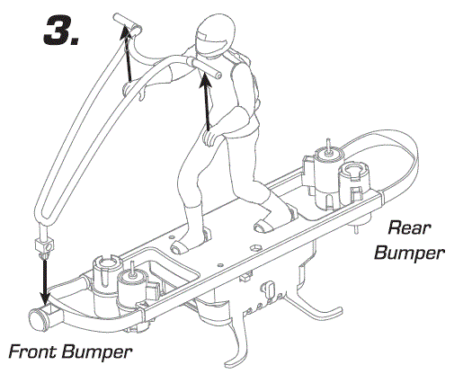 FORCE1 F1 Stunt Riders Mini Flaying Action Figures FIG 6