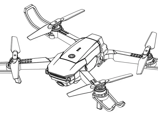 VISTATECH NV 06782 Rechargeable Quadcopter Drone -