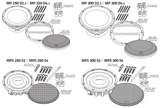 HERTZ MPK 165P 3 Mille Pro Car Audio Systems - Fig