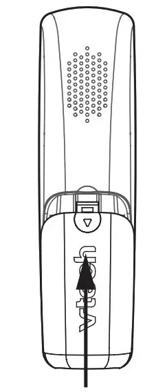 Installation with 2-line jack-Align the cover flat