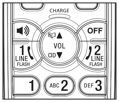 Installation with 2-line jack-answer and end a call