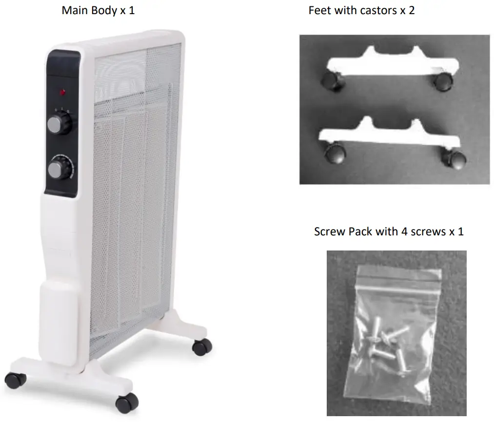 Goldair GMH210 1500W Micathermic Heater - Fig