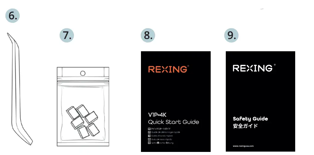 REXING V1P-4K UHD Front and Rear Dash Cam fig 3
