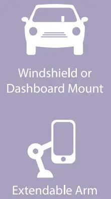 MICRO TECH ZMC16 Autolock Car Mount Dashboard Phone Holder - icon 1