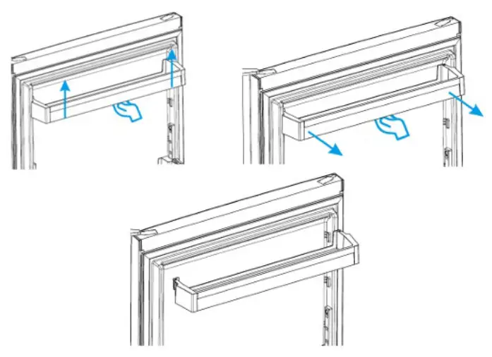 BUSH FE54152B Combi Fridge Freezer - Change