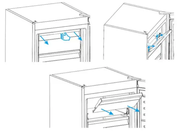 BUSH FE54152B Combi Fridge Freezer - bottom