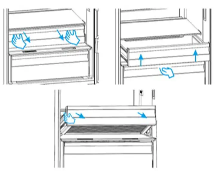 BUSH FE54152B Combi Fridge Freezer - fig