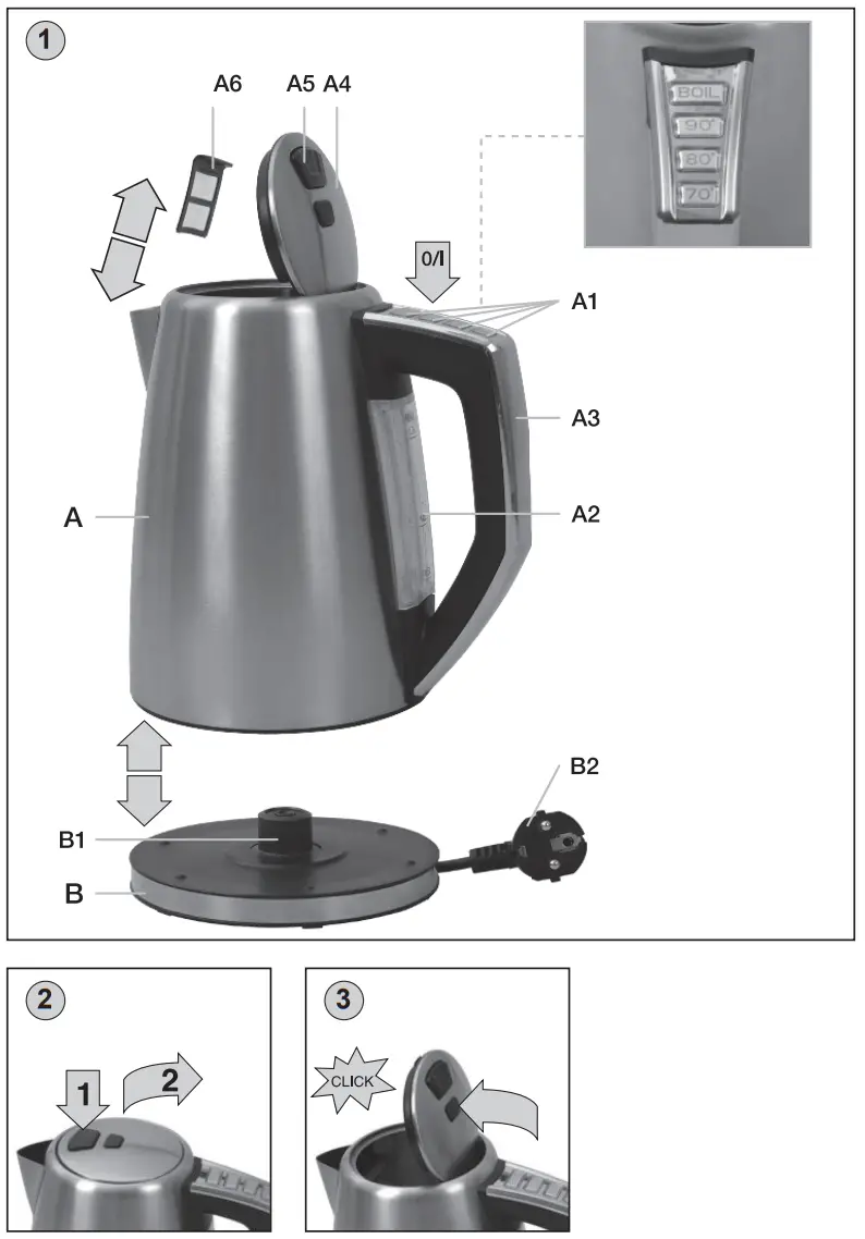eta 1597 Elle Electric kettle - 1