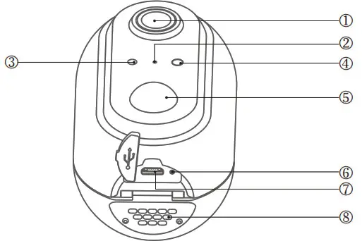 DENVER IOB-208 Wi-Fi IP Outdoor Smart Camera -Product Design