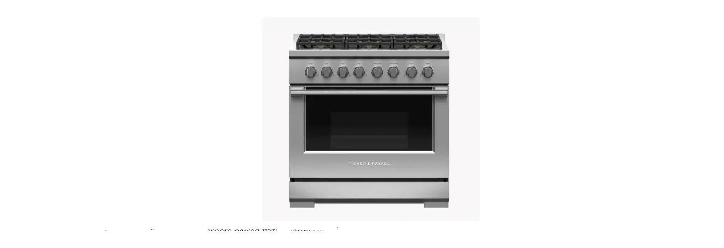 Fisher Paykel Rgv3-366-n 36 Inch Freestanding Professional Gas Range User Guide Fisher Paykel Rgv3-366-n 36 Inch Freestanding Professional Gas Range User Guide
