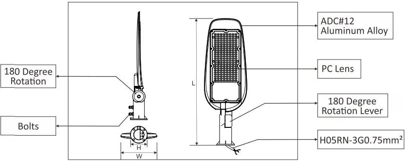OPTONICA 9208 Outdoor LED Street Light1