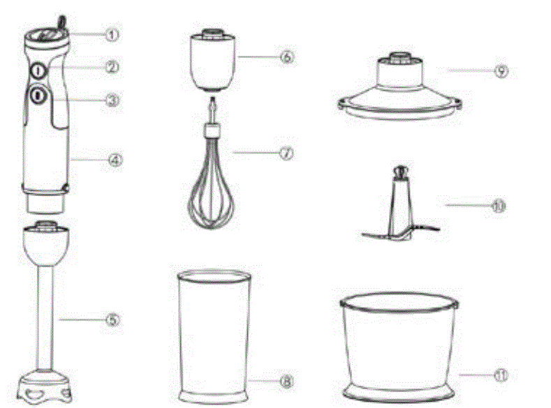 Orbegozo BT 2770 Hand Blender 1