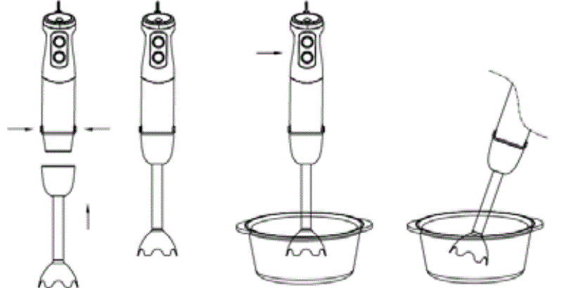Orbegozo BT 2770 Hand Blender 2