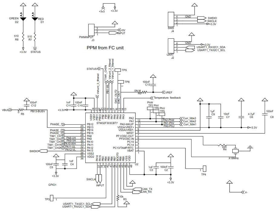 ST UM2197 Electronic Speed Controller for BLDC and PMSM Three Phase Brushless Motor - STEVAL