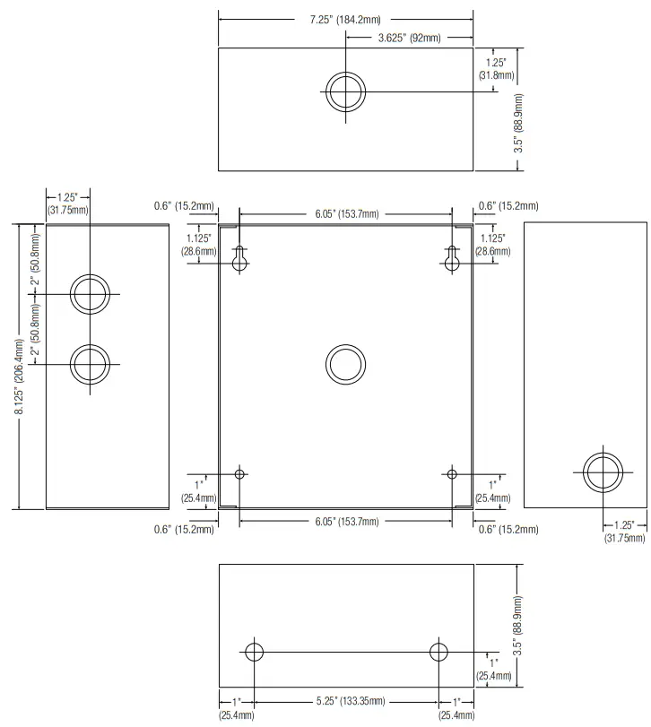 Altronix AL100UL UL Listed Linear Power Supply-Charger - fig 1