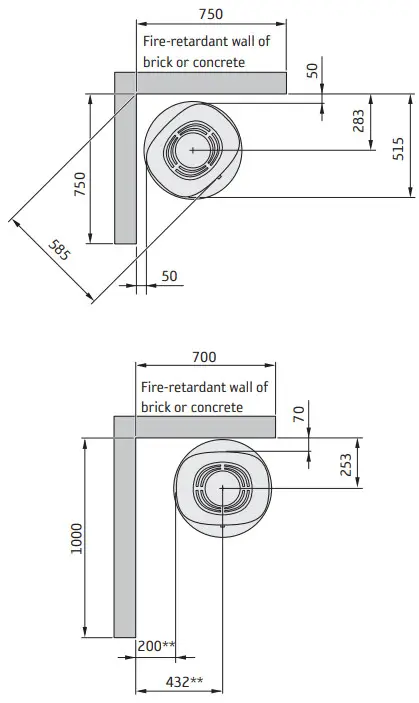 Contura C886G Wood Burning Stove - FIREWALLS