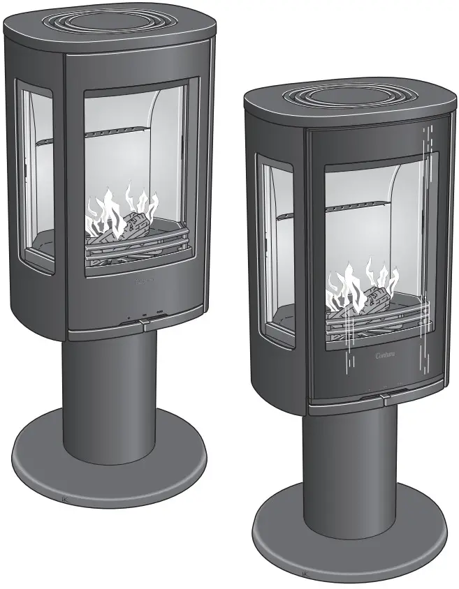Contura C886G Wood Burning Stove