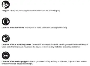 FIG 5 Read the operating instructions to reduce the risk of inquiry