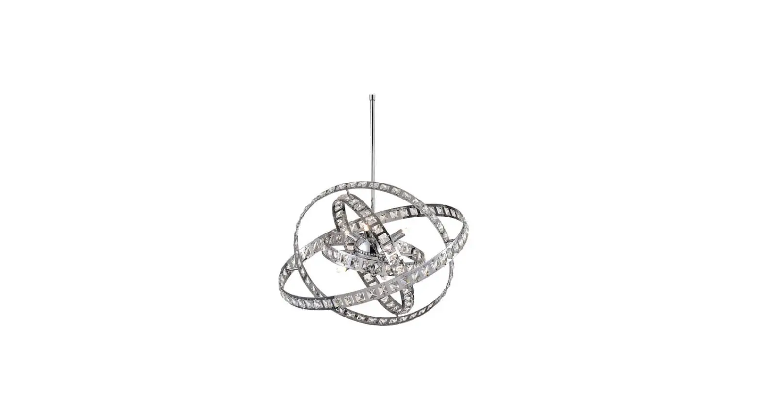 4modernhome Mx19104-6ch-p Chrome Unique Geometric Chandelier User Manual