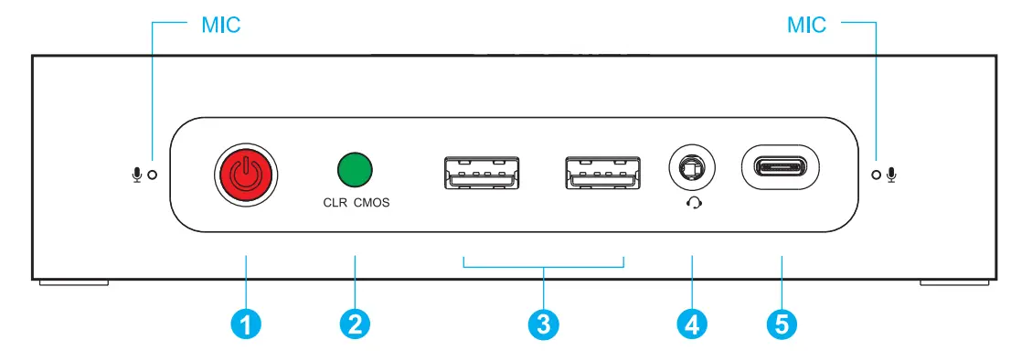 GT-R Ryzen5 3550H Radeon Vega 8 Graphics Mini PC Overview