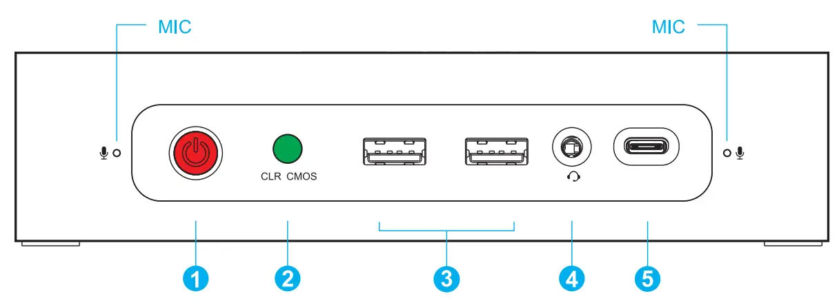 GT-R Ryzen5 3550H Radeon Vega 8 Graphics Mini PC Overview