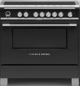 FISHER-PAYKEL-OR90SCI6B1-Freestanding-Cooker,-Induction, 90cm, 5-Zones-with-SmartZone,-Self-cleaning-product